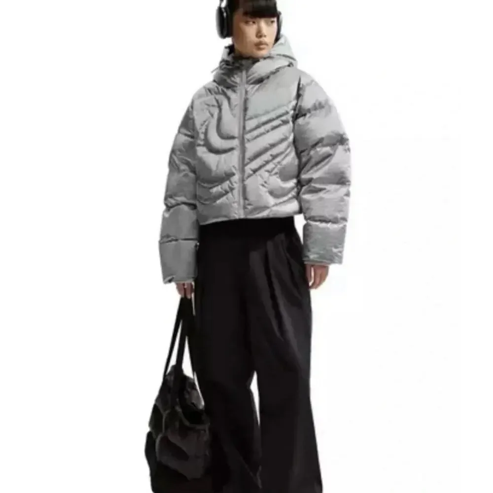 $275 Women's Nike Swoosh Series Therma-FIT Down Puffer Jacket Size XL NWT